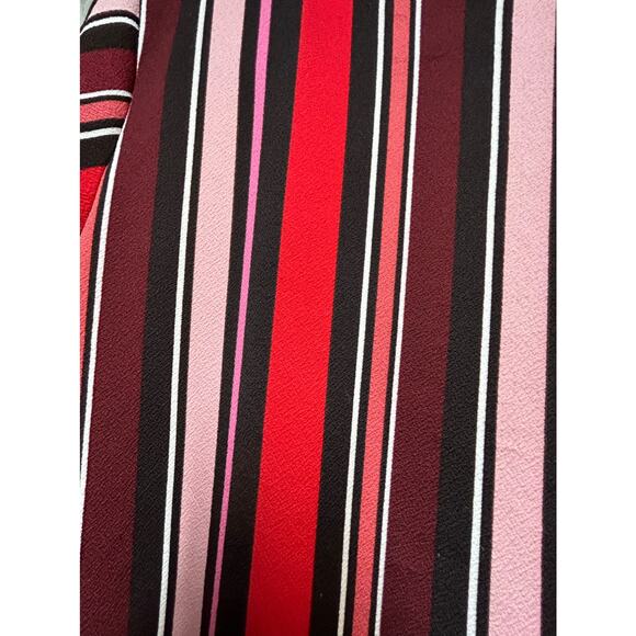 Molly & Erica Stripe Open Front Thigh Length Cardigan Multicolor Women's Size 1X - Picture 5 of 7